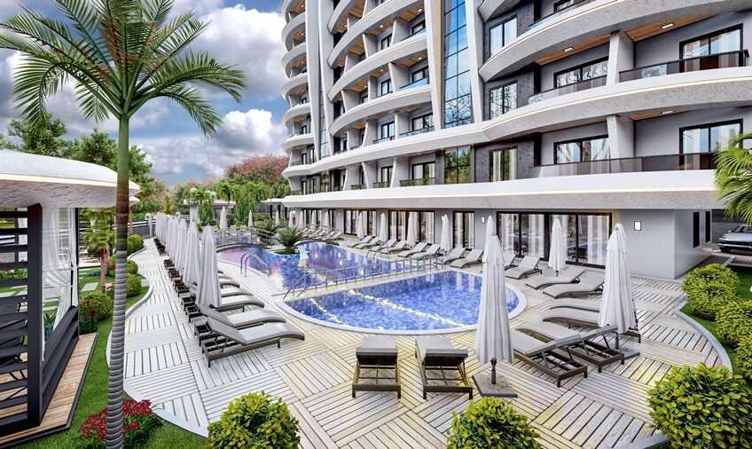 A completely different apartment is with you in Mahmutlar!